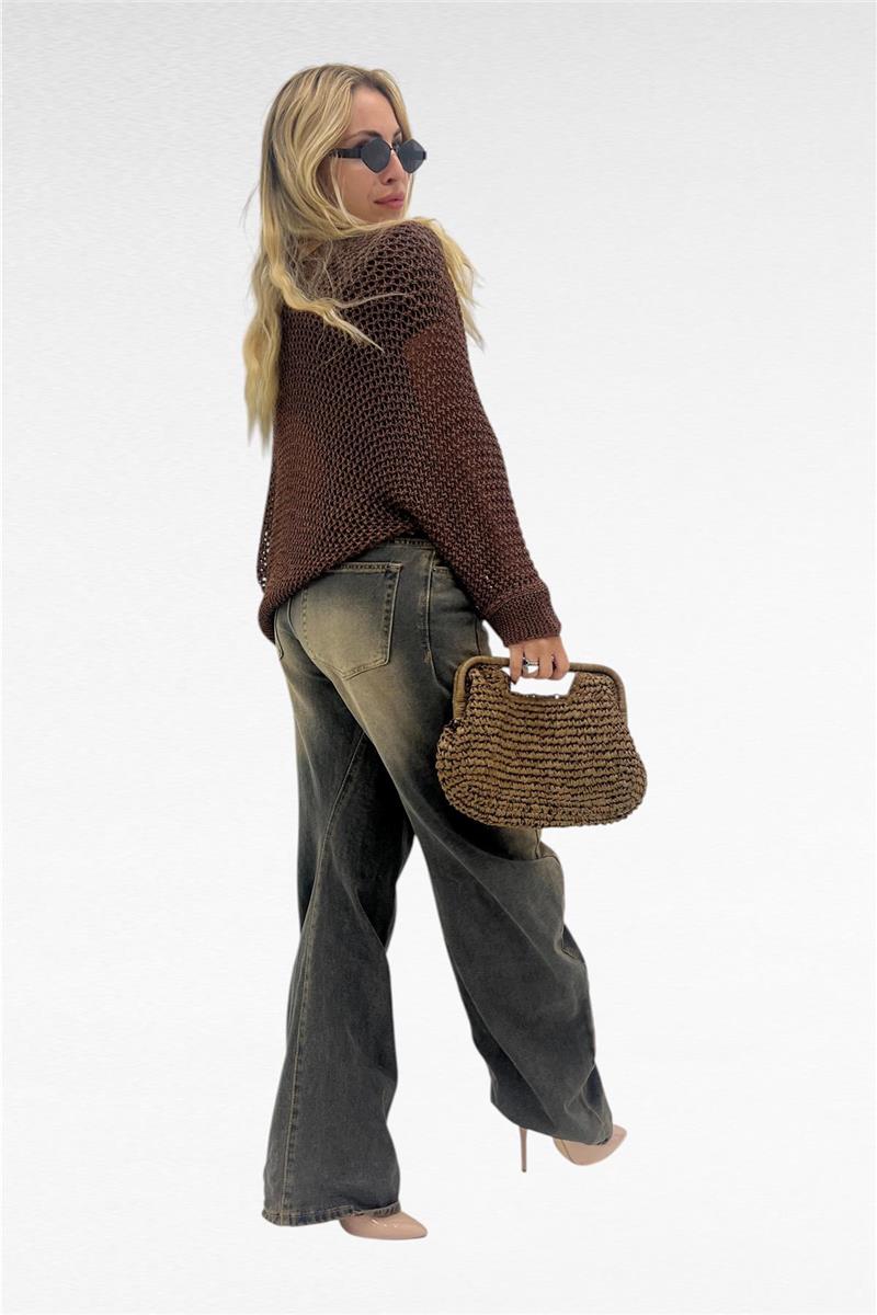 cardigan corto traforato net